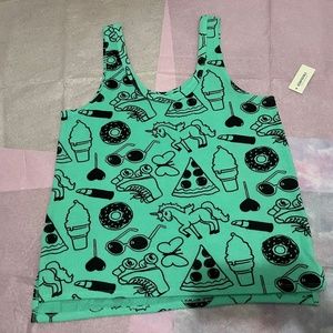 Bethany Mota Seafoam Green Favorite Things Tank Top